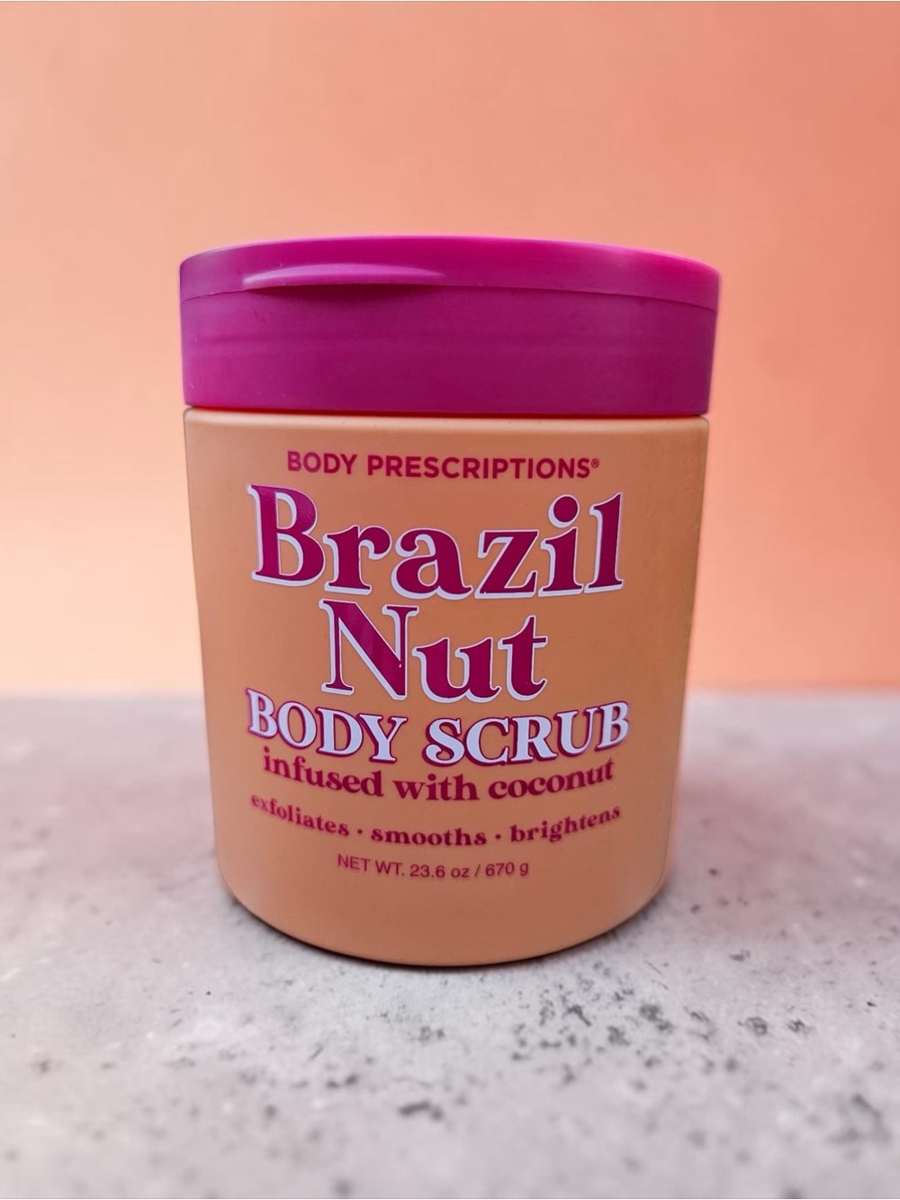 Body Prescriptions Brazil Nut Body Scrub - Coconut 23.6oz